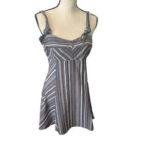 Olivaceous By Anthropologie Striped Sundress NWT